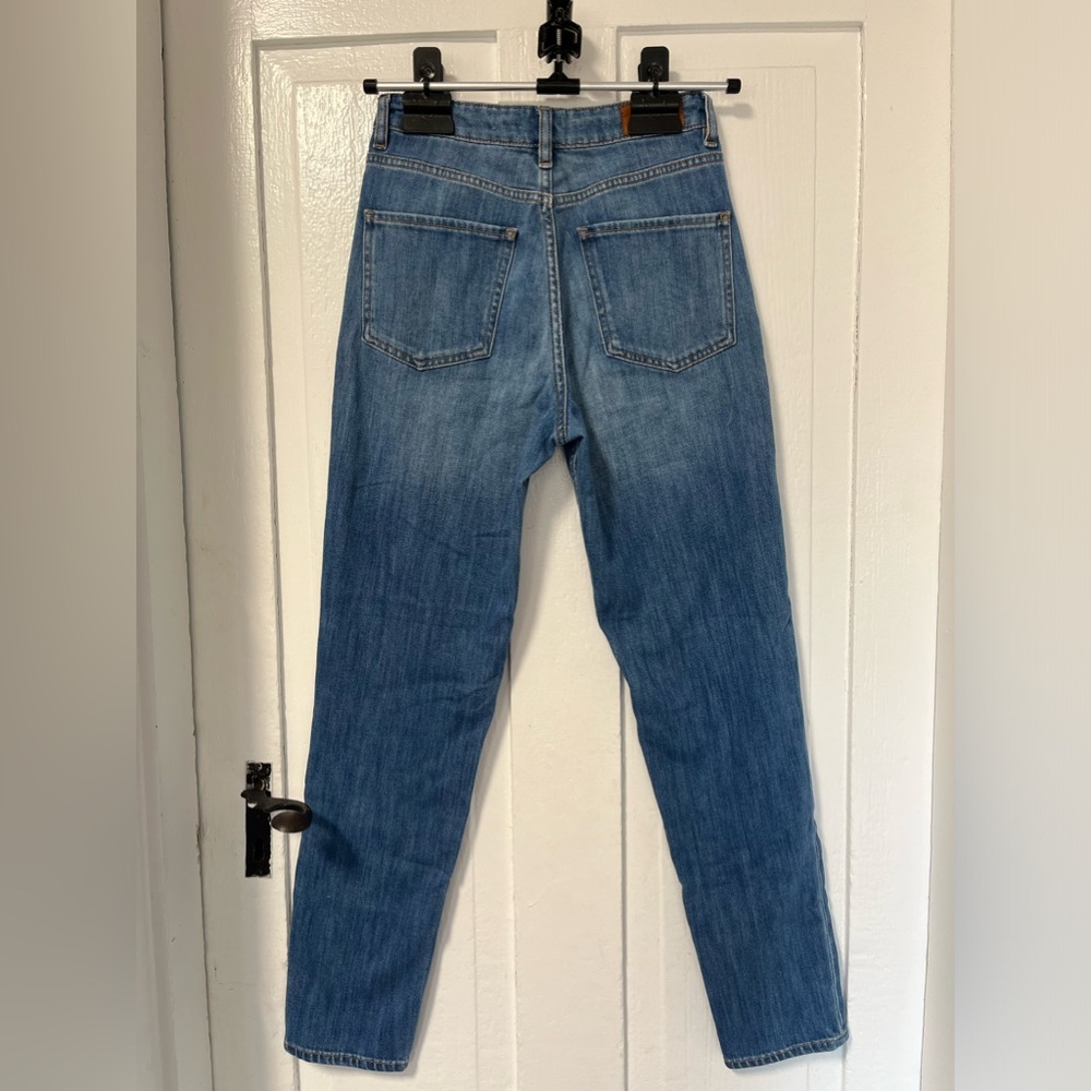 Sezane High Waist Mom Jean Stretch